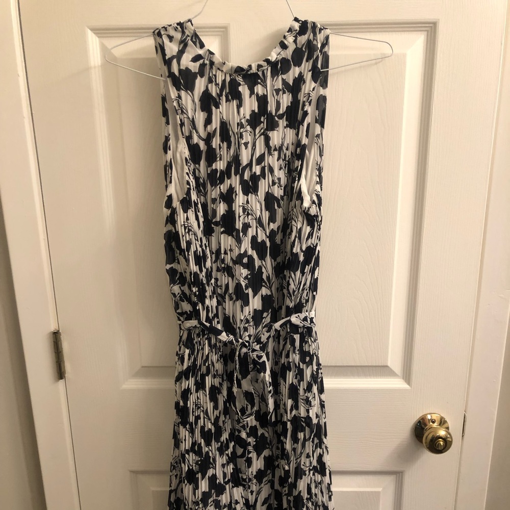 A new day belted, pleated dress